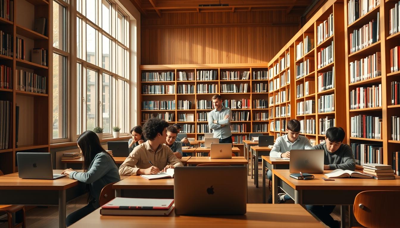 University campus and academic environment in London